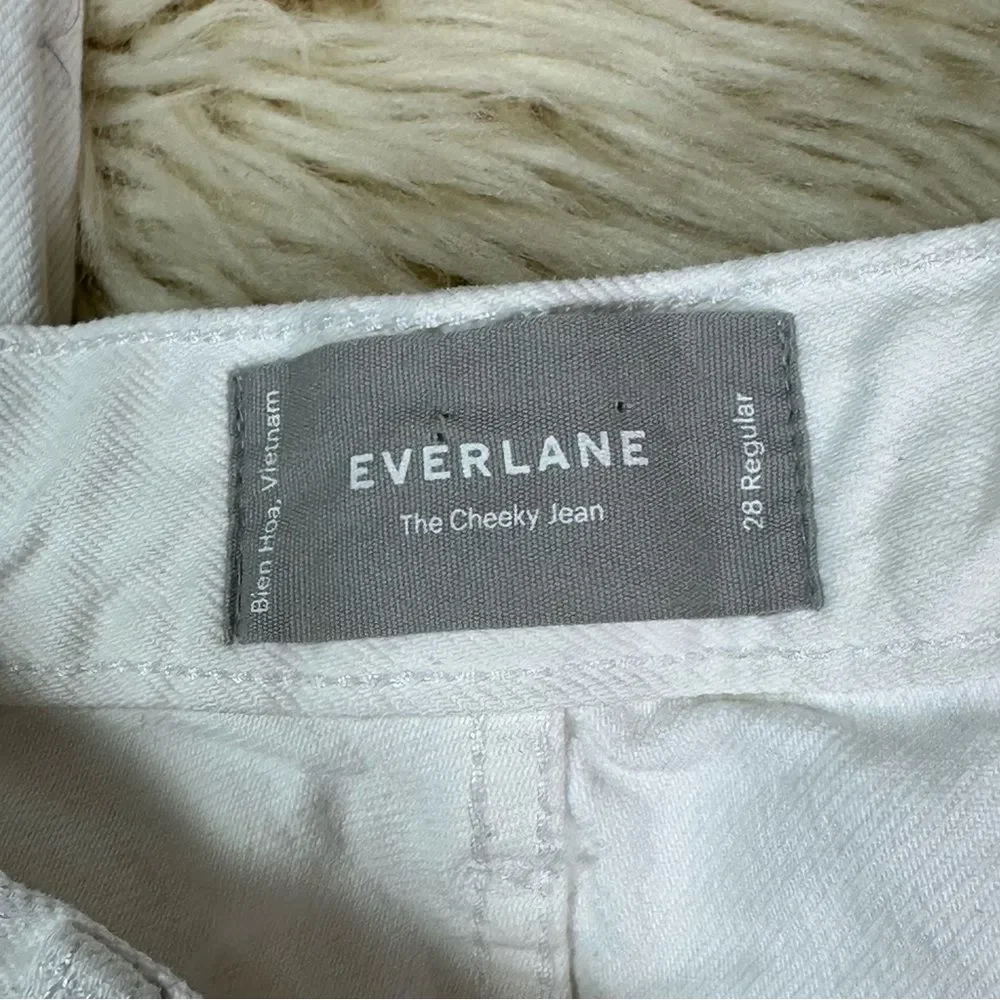 Women's EVERLANE White Jeans - Picture 4 of 11